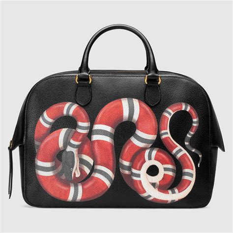 gucci king snake bag|gucci snakeskin bag.